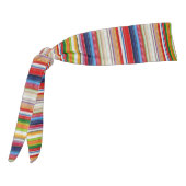 ホットカラフルストライプ タイヘッドバンド (回転270)