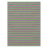 ホットカラフルストライプ テーブルクロス (正面)