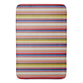 ホットカラフルストライプ バスマット (正面縦)