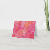 ホットカラーフリーシアロマンチックありがとう サンキューカード (裏面)