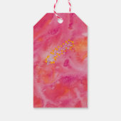 ホットカラーロマンチック結婚ズ ギフトタグ (裏面)