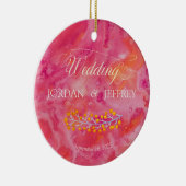 ホットカラーロマンチック結婚ズ セラミックオーナメント (右)