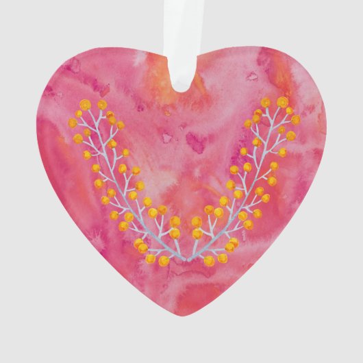 ホットカラー初めてのクリスマスミスターとミセス オーナメント (裏面)