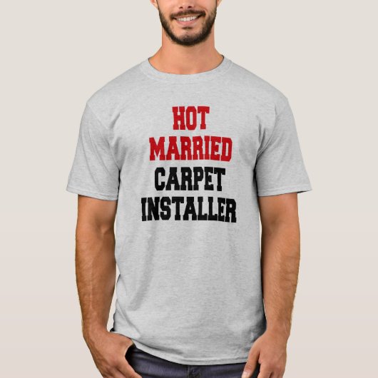 ホットカー結婚したペットインストーラ Tシャツ (正面)