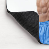 ホットガイセクシーなシルレスマスカードフットボールスタッド マウスパッド (コーナー)