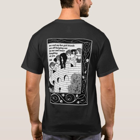 ホットガールクラブTシャツ Tシャツ (裏面)