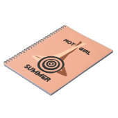 ホットガールサマーピーチサンド ノートブック (左側)