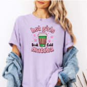 ホットガールズは抹茶を飲む 抹茶Tシャツ Tシャツ