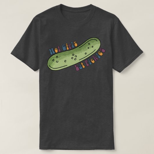 ホットガールズ食べの漬物 Tシャツ (デザイン正面)
