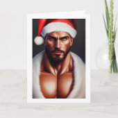 ホットクリスマスサンタクロース カード (正面)