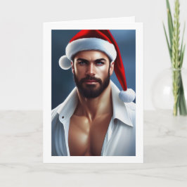 ホットクリスマスサンタクロース カード