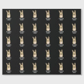 ホットクロスバおもしろいニー怒ラビットプンダークBG ラッピングペーパー (フラット)