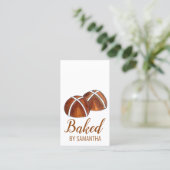 ホットクロスバンズブリティッシュフードベーキングペストリーベーカリー 名刺 (スタンド正面)