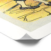 ホットクロスバン、マザーグース子供部屋ライム写真 ポスター (角)