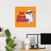 ホットグウルサマーティー ポスター (ホームオフィス)