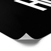 ホットグルーおもしろいプンダークBG ポスター (角)