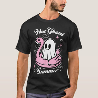 ホットグールサマーフラミンゴゴーストサマーウィーン Tシャツ