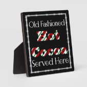 ホットココアが出る フォトプラーク (正面)