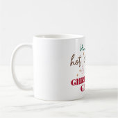ホットココアで走る - クリスマス コーヒーマグカップ (左)