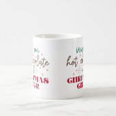 ホットココアで走る - クリスマス コーヒーマグカップ (中央)