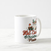 ホットココアとクリスマスムービーレトロ コーヒーマグカップ (正面右)