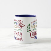 ホットココアとクリスマス応援 マグカップ (中央)
