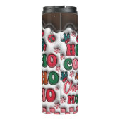 ホットココアとクリスマス映画ふくらみ3Dパフィー タンブラー (裏面)