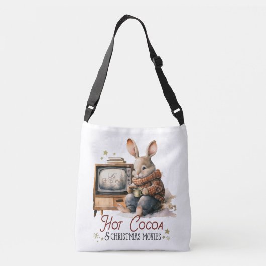 ホットココアとクリスマス映画 クロスボディバッグ (裏面)
