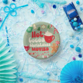 ホットココアとクリスマス映画 ペーパーボウル (パーティー)