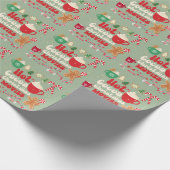 ホットココアとクリスマス映画 ラッピングペーパー (角)