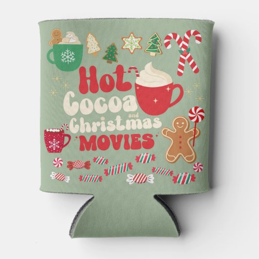 ホットココアとクリスマス映画 缶クーラー (正面)