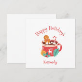 ホットココアとジンジャーブレッド (正面/裏面)