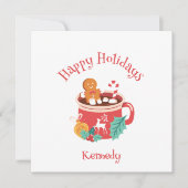 ホットココアとジンジャーブレッド (正面)