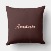 ホットココアとメンタルヘルスパーソナライズされた クッション (裏面)