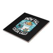 ホットココアと冬のチャーム – 雪秋ココアコール タイル (側面)