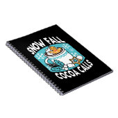 ホットココアと冬のチャーム – 雪秋ココアコール ノートブック (右側)