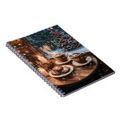 ホットココアとCookieと居心地の良い冬カフェ ノートブック (右側)