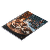 ホットココアとCookieと居心地の良い冬カフェ ノートブック (左側)