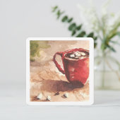 ホットココアのグリーティングカード シーズンカード (スタンド正面)