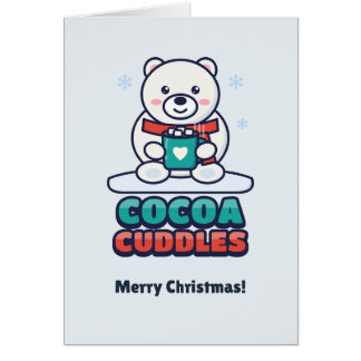 ホットココアのホワイトクリスマスパンダ