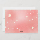 ホットココアの温かい願いクリスマスカード シーズンカード (裏面)