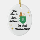 ホットココアを飲みたい セラミックオーナメント (右)