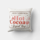 ホットココアクリスマスサイン クッション (裏面)