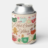 ホットココアクリスマスビベス 缶クーラー (缶正面)