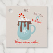 ホットココアクリスマス フェイバータグ (正面)