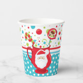 ホットココアサンタマグクリスマスのおもてなし 紙コップ (正面)