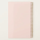 ホットココアジンジャーパンイラストレーション モノグラムの プランナー手帳 (裏面)