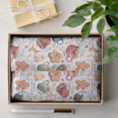 ホットココアジンジャーブレッド素朴クリスマス 薄葉紙 (ギフト)