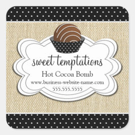ホットココアチョコレート爆弾 スクエアシール