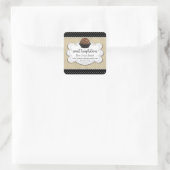 ホットココアチョコレート爆弾 スクエアシール (バッグ)